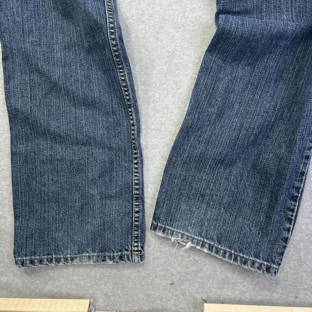 Levi's 559 Jeans Mens 33 Blue Straight Relaxed Fit Distressed Measures 33x31 - Picture 6 of 14